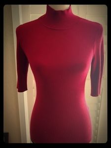 Red Express Open Back Sweater XS